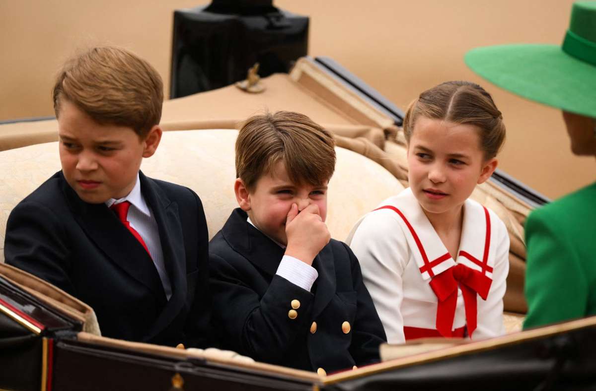 Was stinkt Prinz Louis da wohl? Der Fünfjährige ist für seinen frechen Witz bekannt.