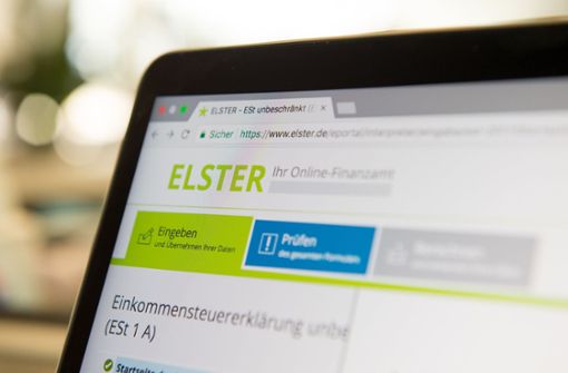 Bei  der Steuer-Plattform „Elster“ gibt es Schwierigkeiten. (Symbolfoto) Foto: dpa/Robert Günther