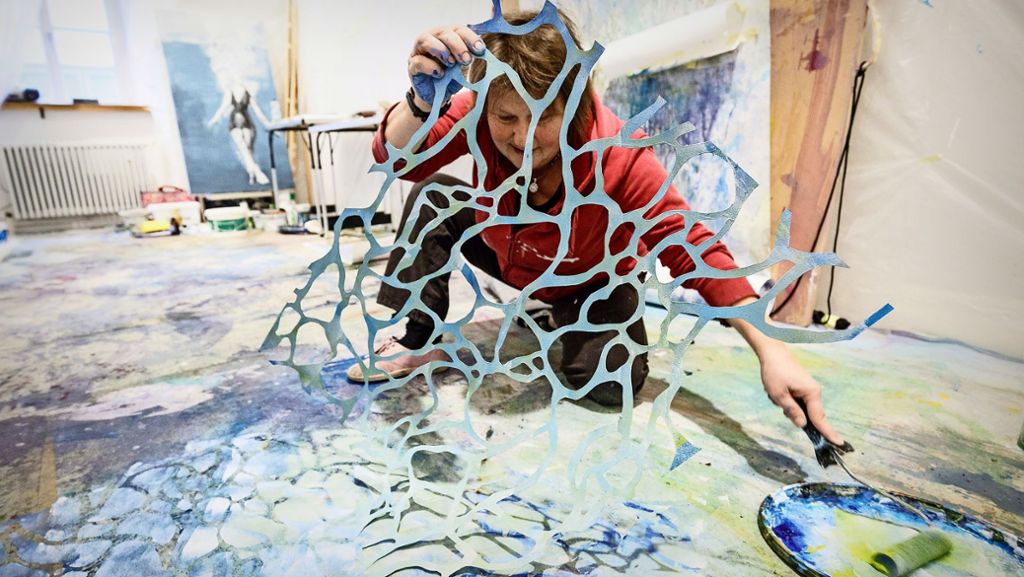 Künstlergruppe Art U Zehn in Waiblingen: Wo Kunstfans übers Wasser wandeln
