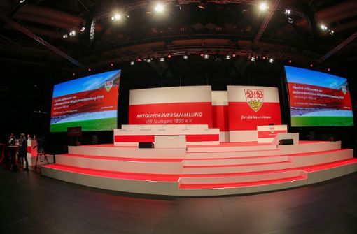 Wann findet die Mitgliederversammlung des VfB Stuttgart statt? Foto: Pressefoto Baumann/Julia Rahn