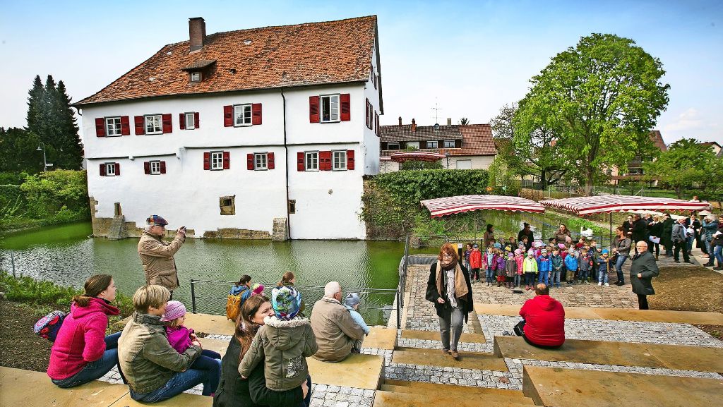 Burg Kalteneck in Holzgerlingen: Das Freiluft-Wohnzimmer ist eröffnet