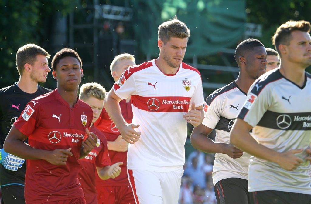 Impressionen vom Trainingsstart des VfB Stuttgart.