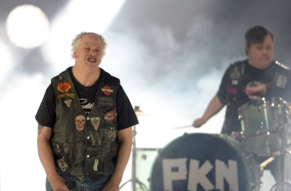 Die finnische Punkband Pertti Kurikan Nimipäivät (PKN) war als Geheimfavorit gehandelt worden, sie schaffte es allerdings nicht ins Finale des Eurovision Song Contests. Foto: dpa
