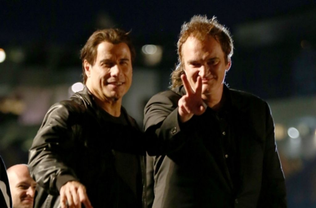 Quentin Tarantino (rechts) und John Travolta