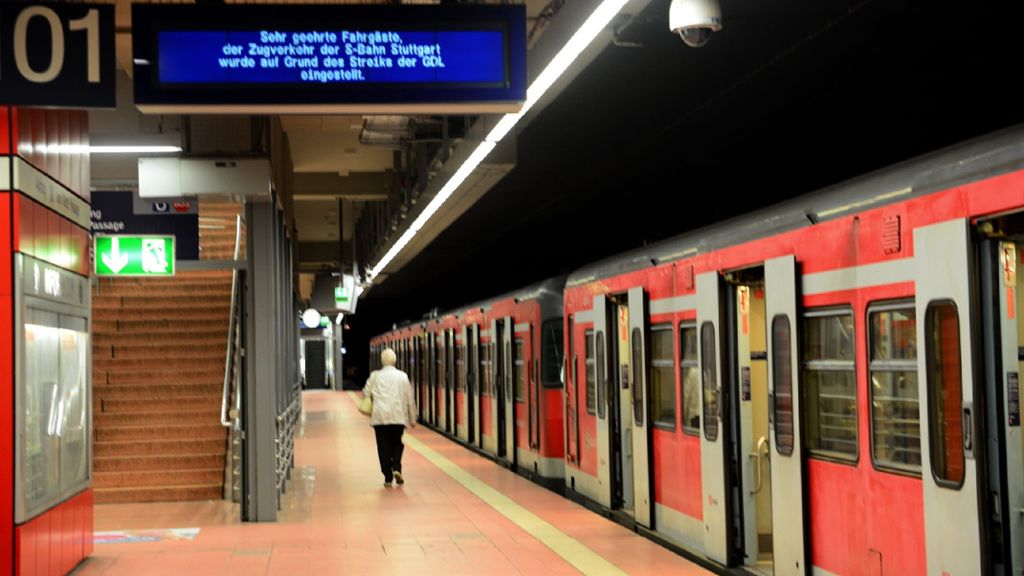 Lokführer-Streik in Stuttgart: Tickets werden erstattet