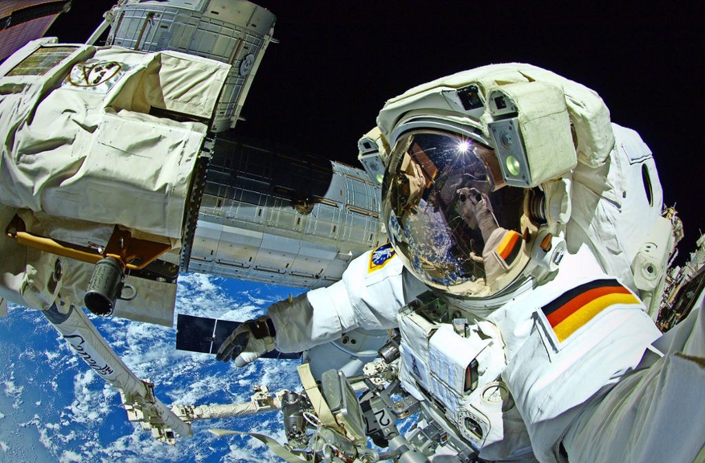 Oktober 2014: Der deutsche Astronaut Alexander Gerst arbeitet am 7. Oktober an der ISS.