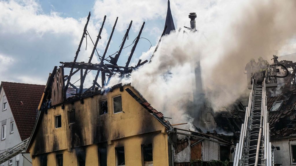 Hausbrand in Urbach: Identität des Toten steht fest