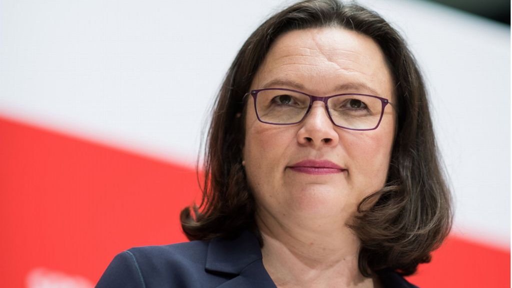 Andrea Nahles: SPD-Chefin bringt deutsche Hilfe für Türkei ins Gespräch
