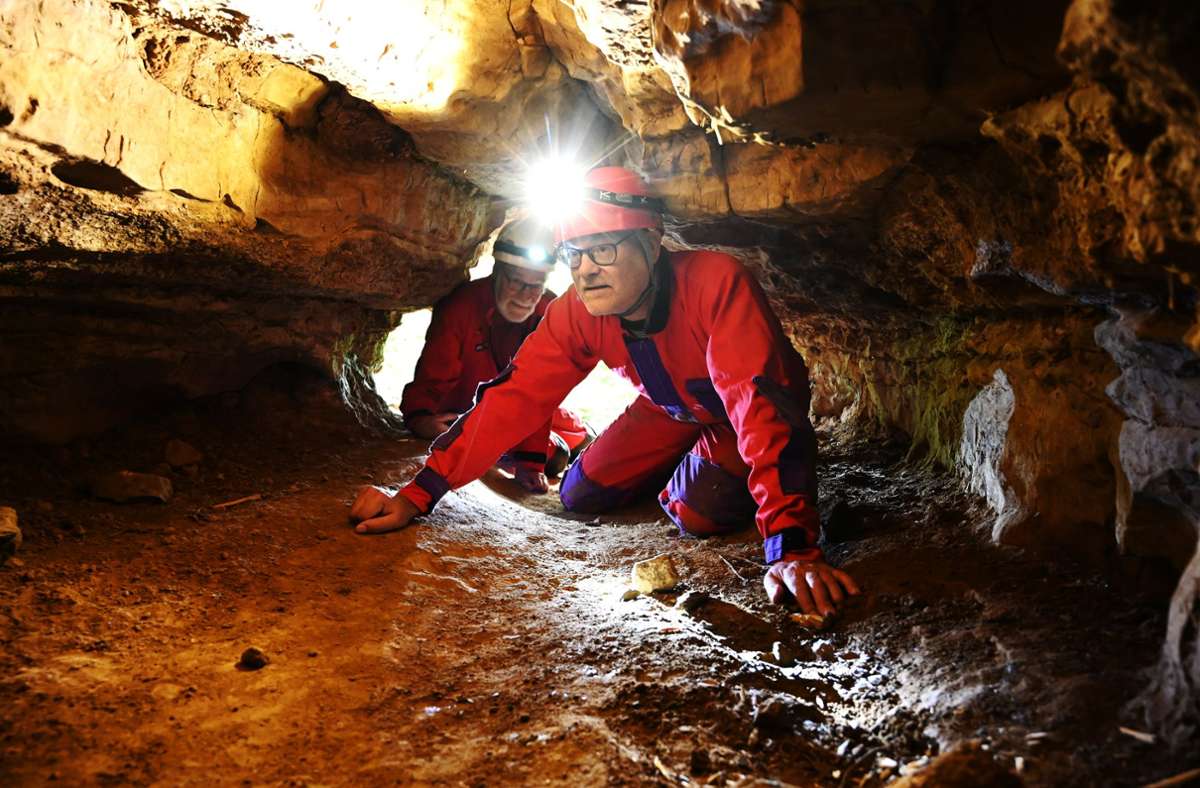 Die Neckarsandhöhle diente im Zweiten Weltkrieg einem russischen Kriegsgefangenen als Fluchtpunkt und Unterschlupf
