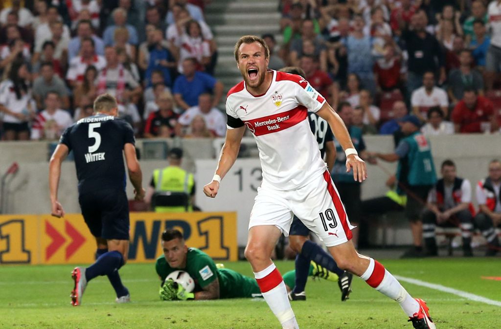 Der VfB versuchte am Ende noch einmal alles, doch FCH-Keeper Kevin Müller war kein zweites Mal zu überwinden – da half auch der lautstarke Kevin Großkreutz nicht.