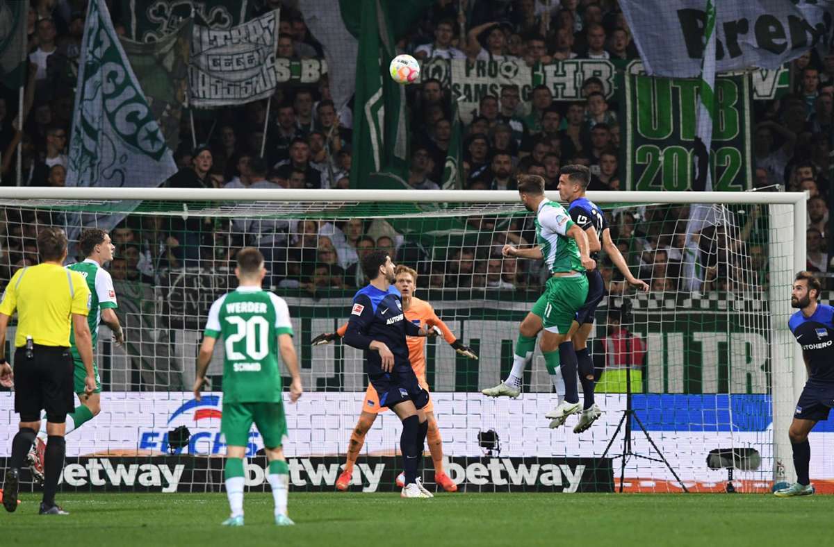 Werder siegt mit 1:0 gegen Bremen. Foto: IMAGO/Matthias Koch/IMAGO/Sebastian Räppold/Matthias Koch
