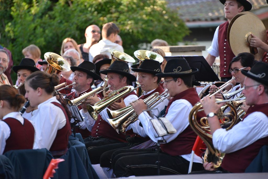 Traditionelle Musikapelle in Scheidegg