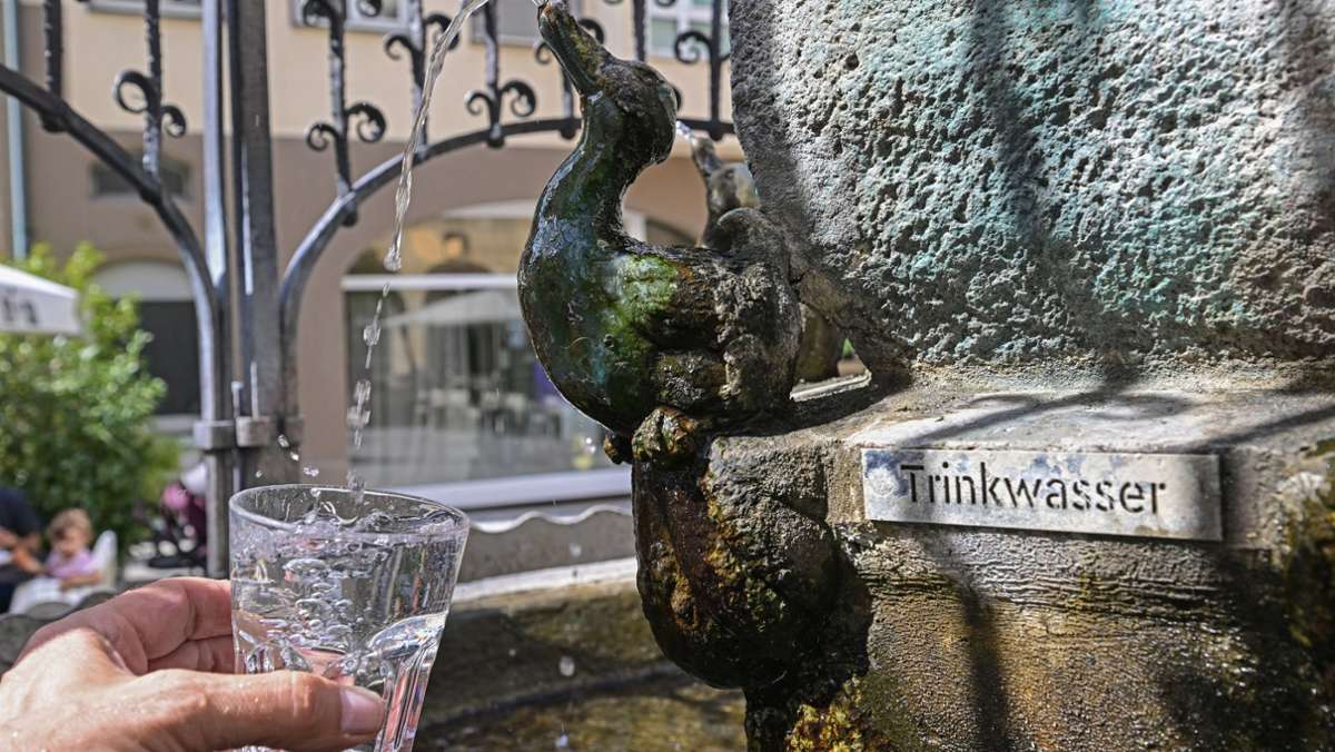 Trinkwasser in Baden-Württemberg: Kommunen stellen mehr Brunnen auf