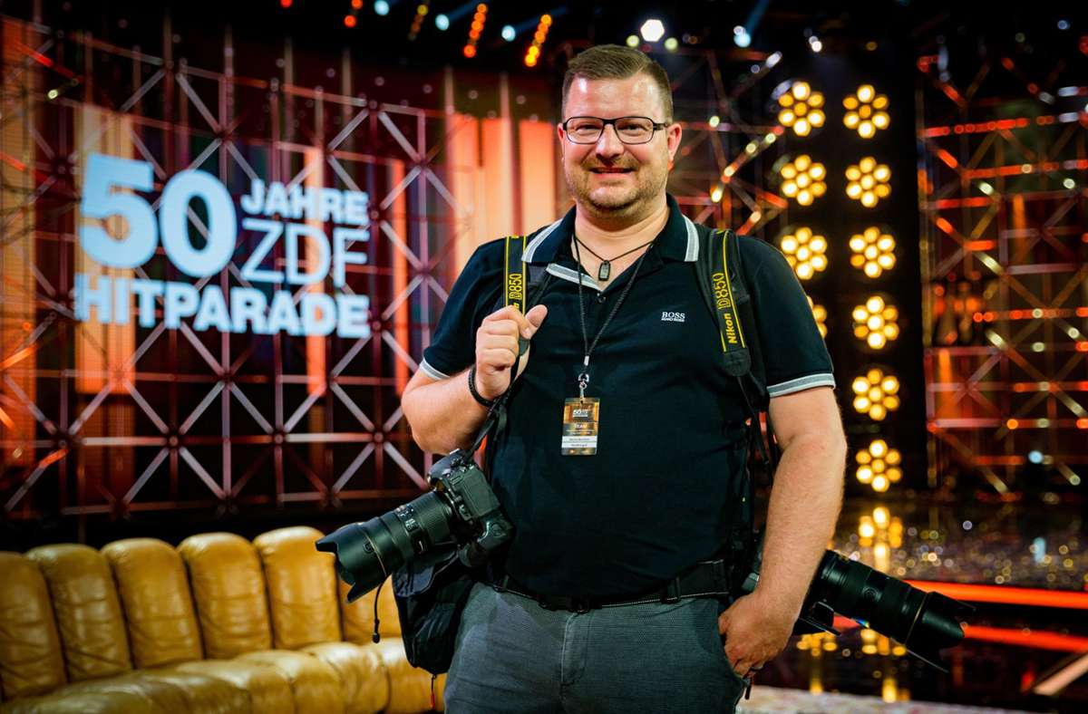 Auch das Jubiläum der ZDF-Hitparade begleitete Baumann mit seiner Kamera.