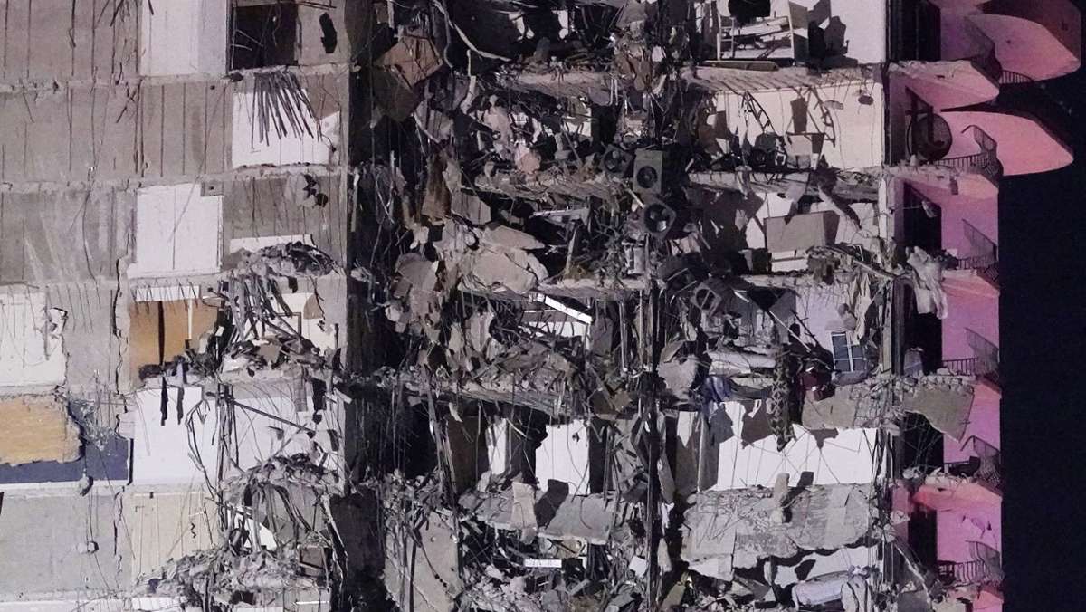 Unglück in Florida: Gebäude nahe Miami Beach teilweise eingestürzt – mindestens ein Toter