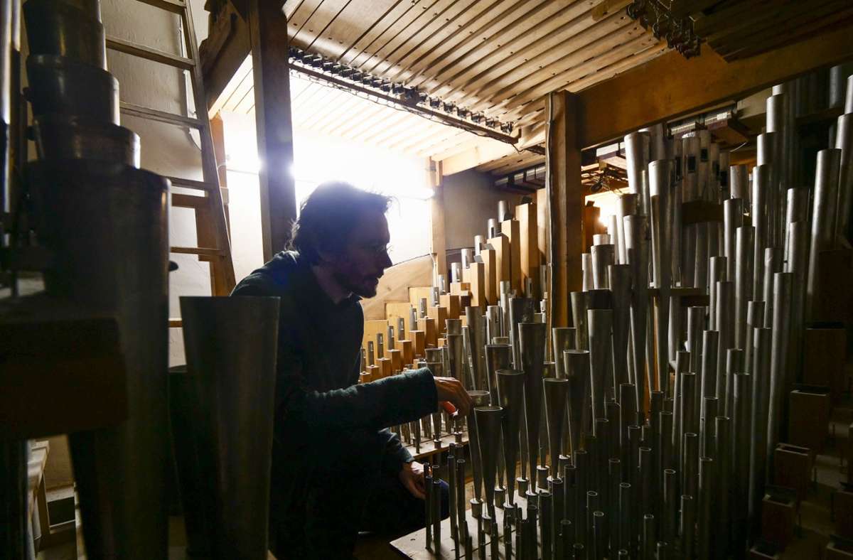 Rund 2500 Pfeifen zählt die Orgel
