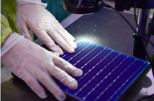 Ohne Wafer keine Solarzellen: 98 Prozent der Bauteile kommen aktuell aus China. Foto: Imago/Xinhua/Shao Rui