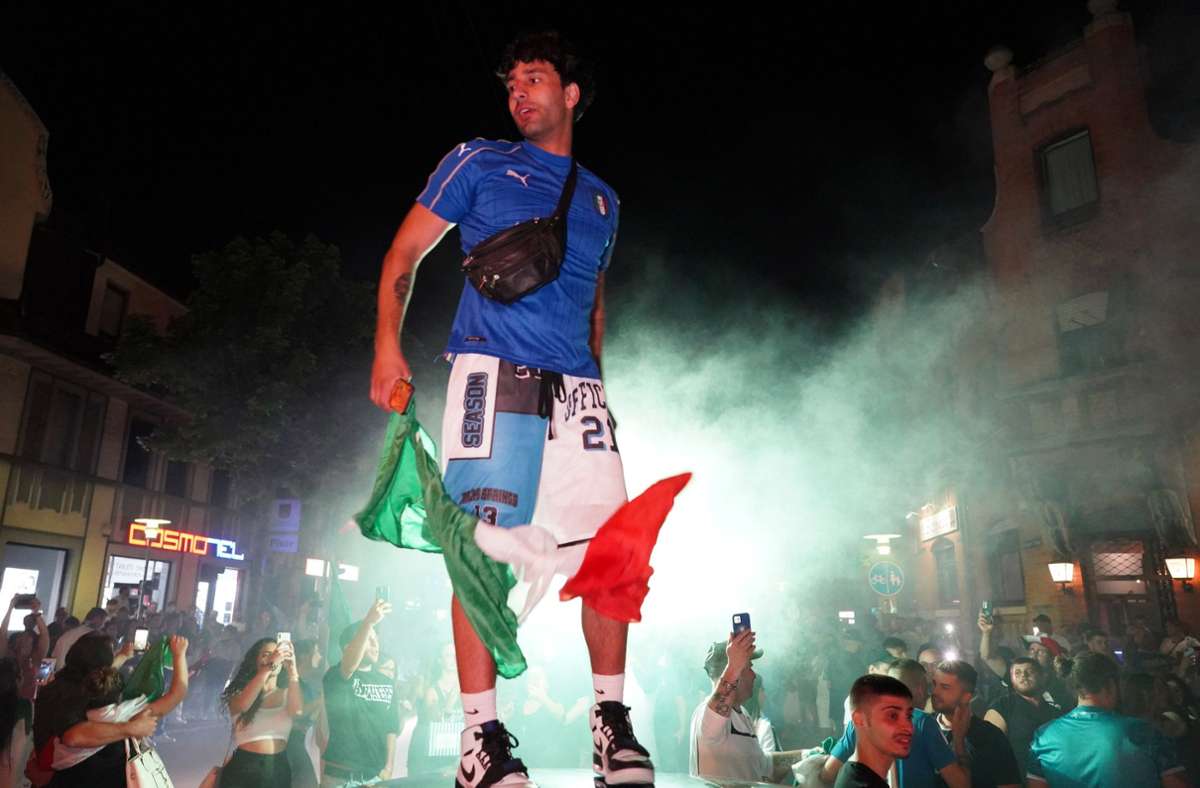 Auch am 26. Juni hatten die italienischen Fans allen Grund zum Jubeln.