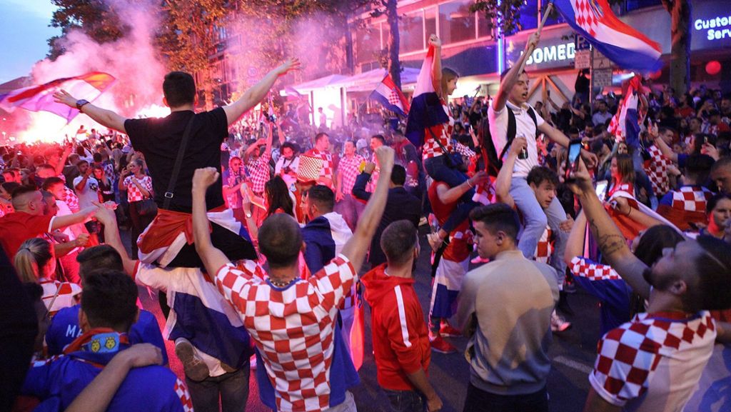  Bei der Fußball-WM 2018 feiert die kroatische Mannschaft um Superstar Luka Modric derzeit Erfolge. Über die Jahre hat sich Stuttgart als Party-Zentrum etabliert. Das hat mehrere Gründe. 