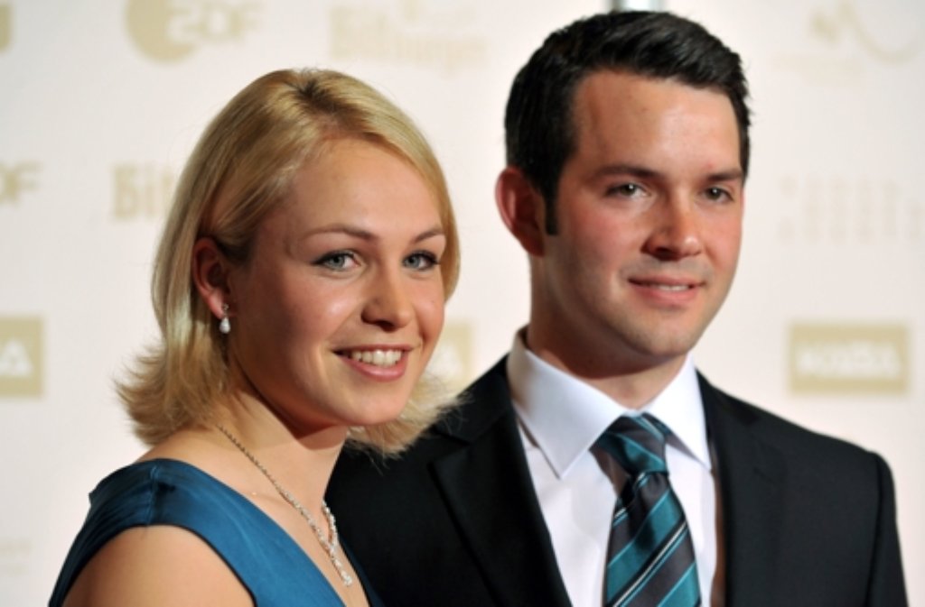 Sie werden Eltern: Der frühere Biathlon-Weltstar Magdalena Neuner und ihr Freund Josef Holzer.