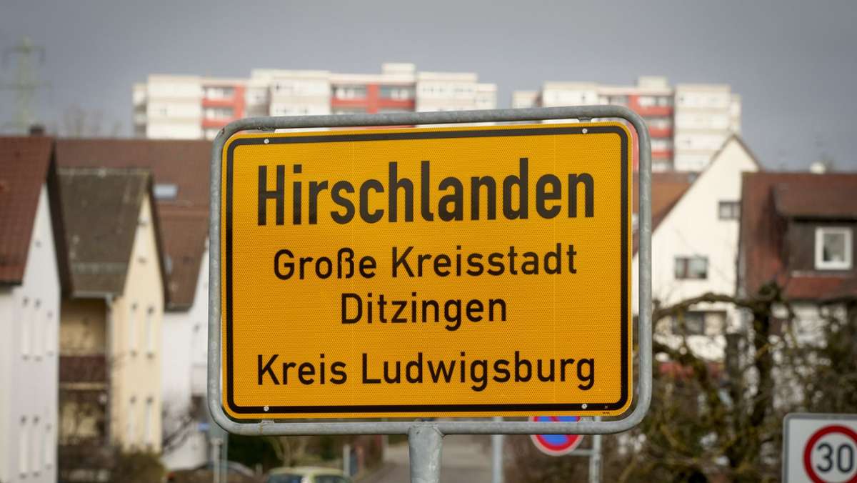 Diebstahl in  Hirschlanden: Plötzlich war die gelbe Ortstafel verschwunden