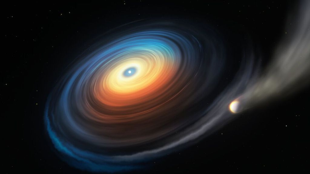  Zum ersten Mal haben Forscher einen intakten Riesenplaneten um einen sterbenden Stern – einem Weißen Zwerg – entdeckt. Dieses kosmische Schicksal droht auch unserer Sonne und der Erde. 