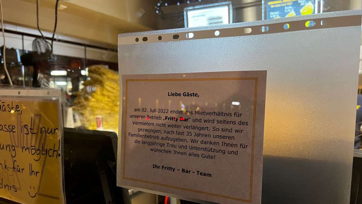 Imbiss in der Stuttgarter Innenstadt: Die Fritty Bar schließt – so äußert sich Chef Papanikos