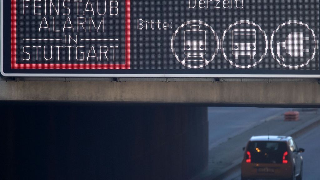 Stuttgart: Ende des Feinstaubalarms in Sicht