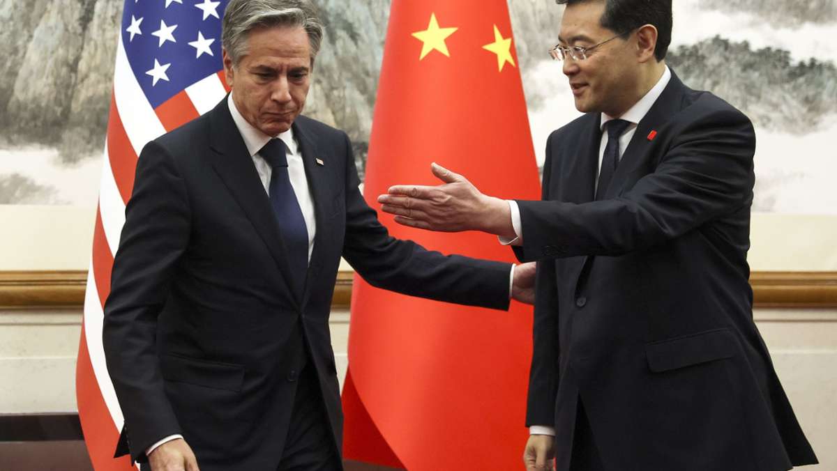 US-Außenminister in Peking: Blinken in China: Kühler Empfang, aber sie reden wieder