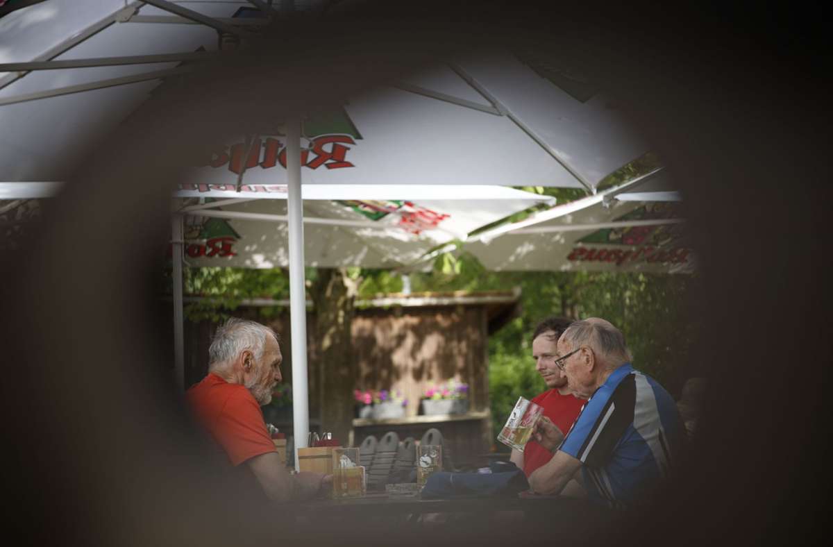 Der Biergarten des Wirtshauses Zum Kuckuck in Fellbach ist bei unseren Lesern recht beliebt.