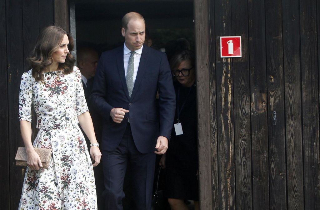 Bei ihrer Reise haben Prinz William und seine Frau Kate am Dienstagnachmittag das frühere deutsche Konzentrationslager Stutthof besucht.