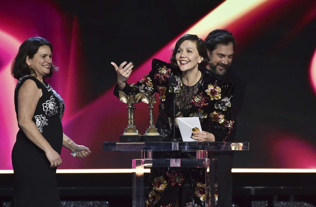 Als große Gewinnerin ging Maggie Gyllenhaal (Mitte) heim.