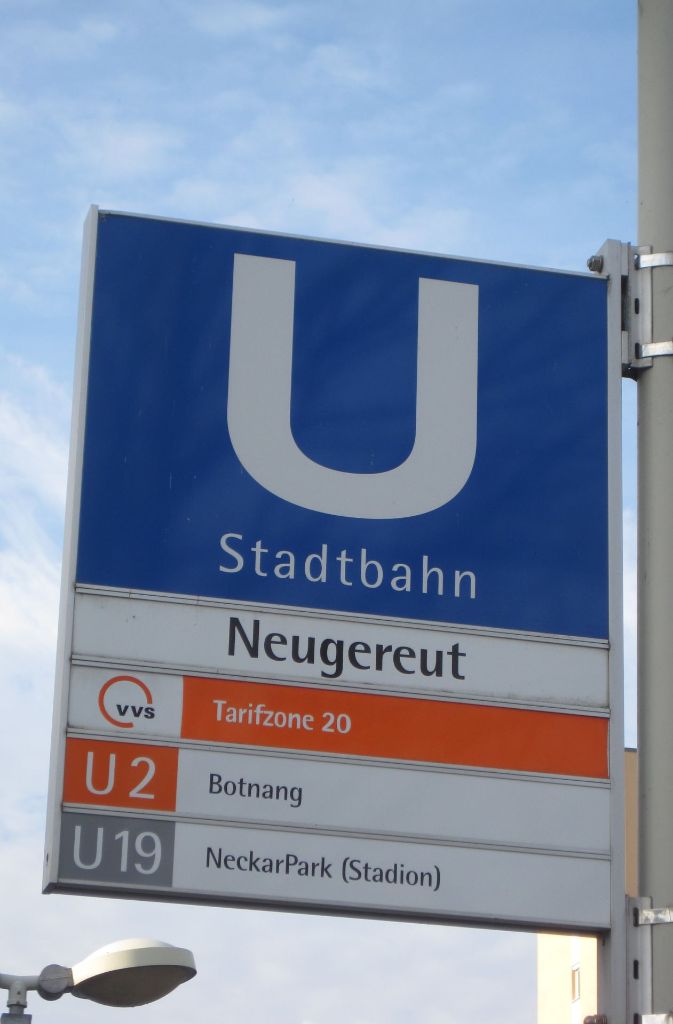 Die Stadtbahn-Linien U2 und U19 fahren bis zur Endstation Neugereut.
