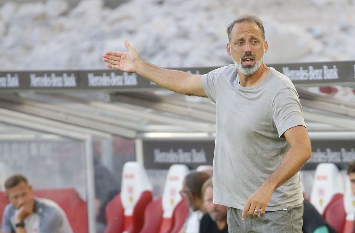 Ab nach vorne: Trainer Pellegrino Matarazzo will den VfB Stuttgart in Bremen wuchtig und zielstrebig agieren sehen.