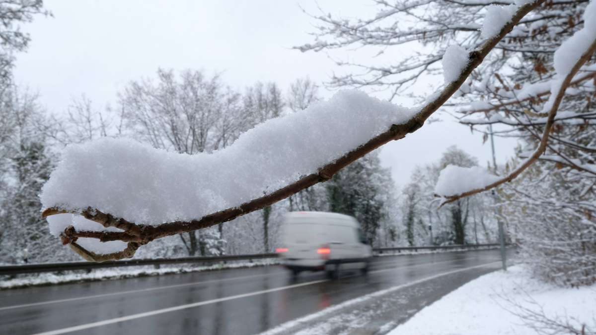 Wetter im Raum Stuttgart: Erneut Schneefall angesagt – Warnung vor glatten Straßen