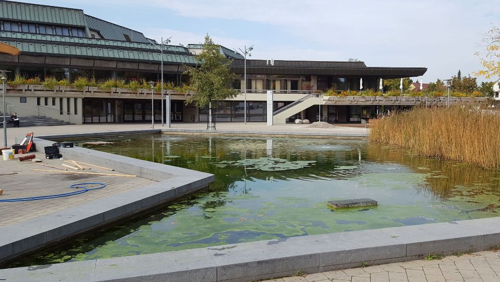 Wasserspiele in Fellbach: Fontänen nach Reutlinger Vorbild