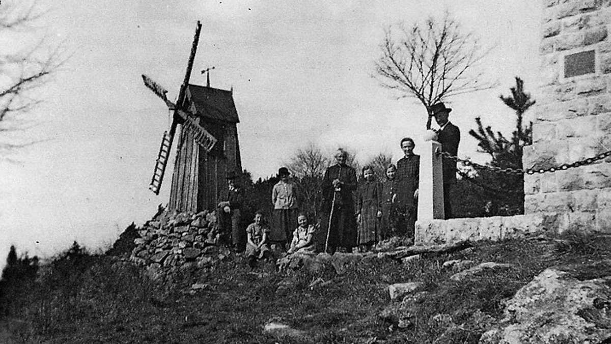 Historie in Korb: Wie eine Windmühle auf den Berg kam