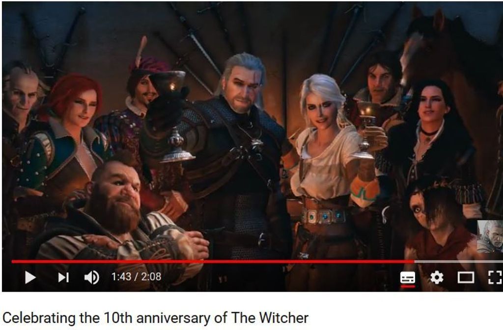 … das Action-Adventure „The Witcher“: „Das beste Rollenspiel mit tollen und vielfältigen Geschichten. Es zeigt außerdem, wie gut Spiele mit tiefen Charakteren funktionieren.“