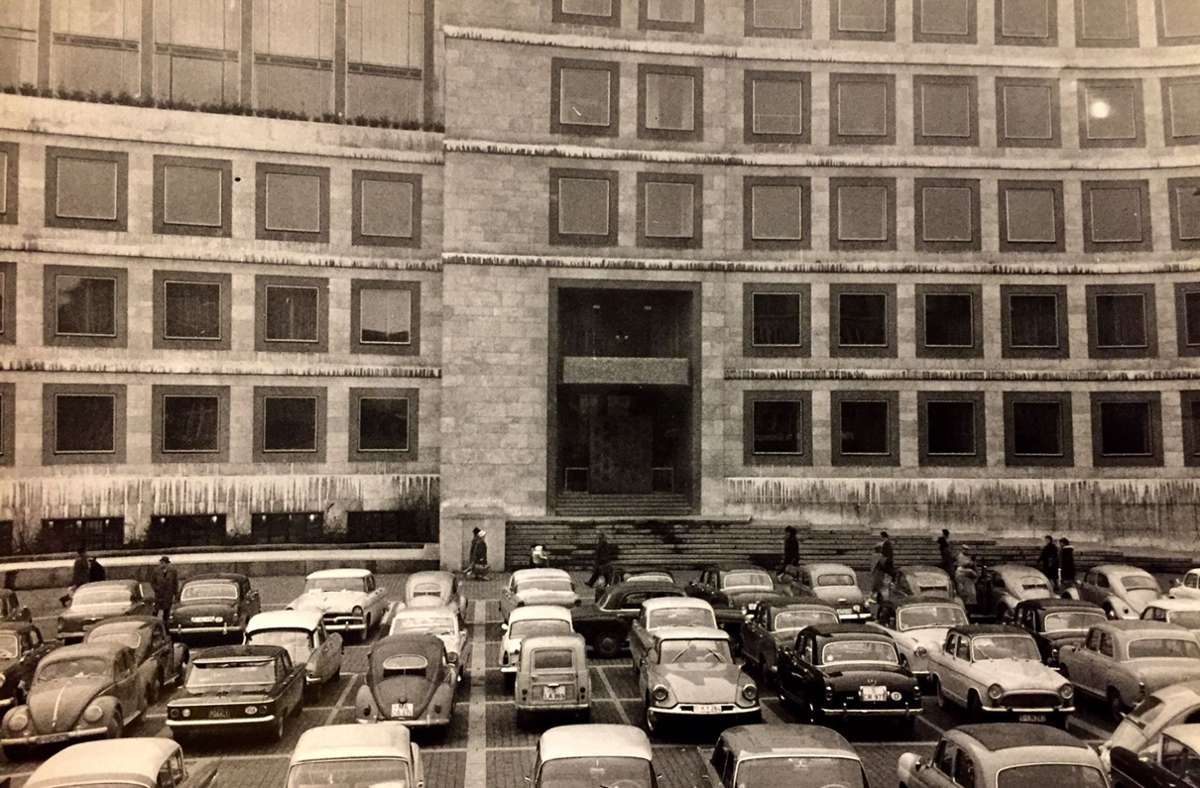 Der Marktplatz war bis 1974 ein Parkplatz.