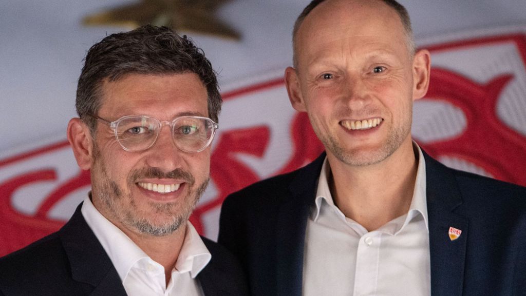 Präsidenten-Kandidaten des VfB Stuttgart: Wie der erste öffentliche Auftritt von Vogt und Riethmüller lief