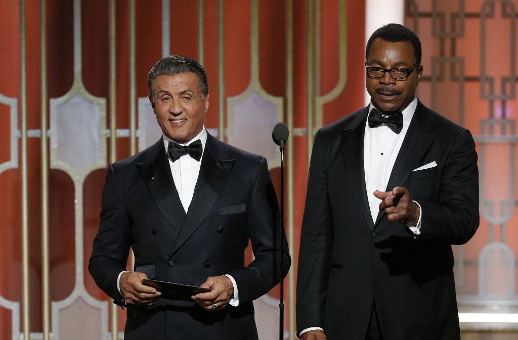 Sylvester Stallone (links) und Carl Weathers