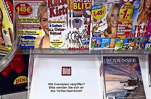 Der Post-Shop in Rutesheim nimmt die Bild-Zeitung aus dem Sortiment. Foto: privat