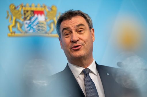 Bayern Ministerpräsident Markus Söder – für den BVB hat er offenbar nicht viel übrig. Foto: dpa/Peter Kneffel