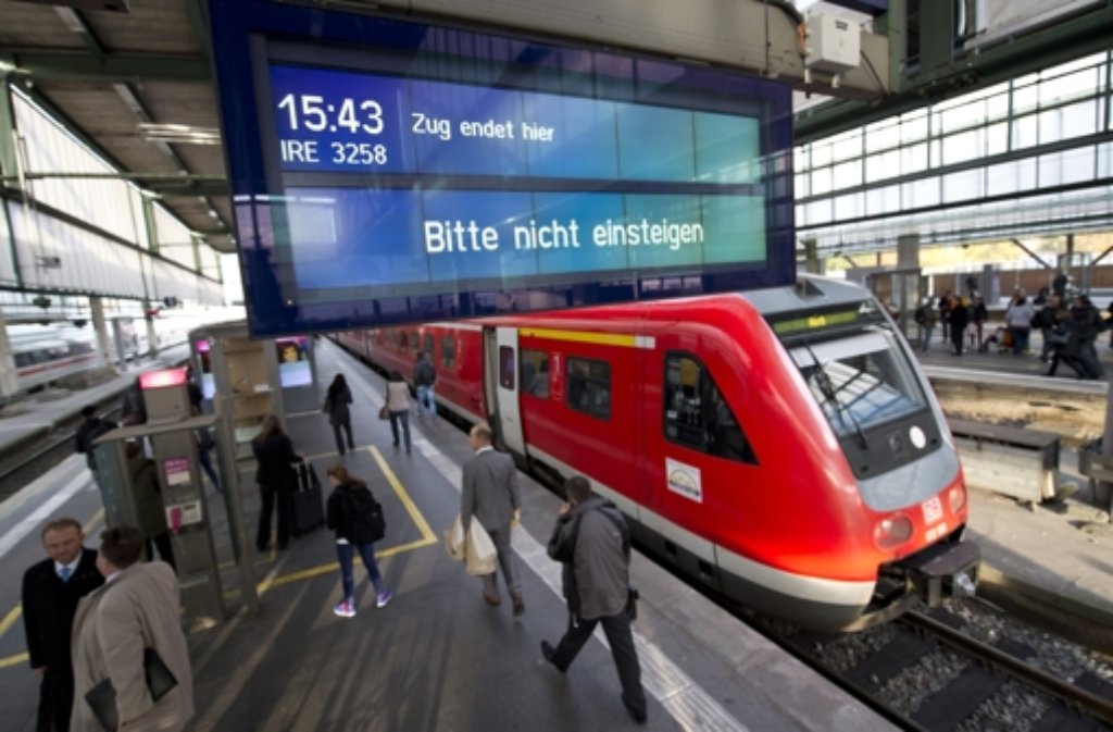 Bahnstreik In Baden Wurttemberg Drei Viertel Der Zuge Fallen Wohl