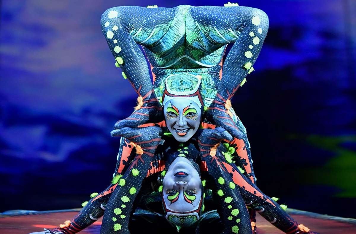 Wegen Corona: Der Cirque du Soleil muss hoch qualifizierte Mitarbeiter wie diese Körperakrobaten aus der Show „Totem“ vorerst entlassen.