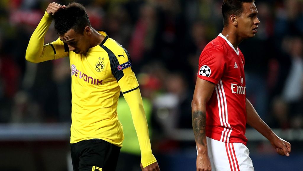Fußball Champions League: Borussia Dortmund kassiert Niederlage gegen Benfica Lissabon
