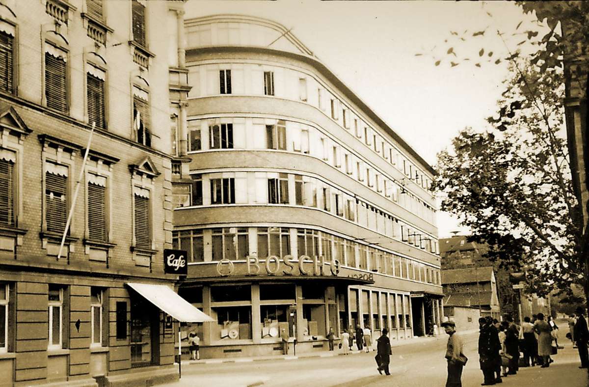 Das Bosch-Werk in der Seidenstraße 1942