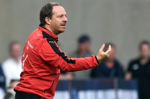 Volles Engagement: der VfB-Trainer Alexander Zorniger Foto: dpa