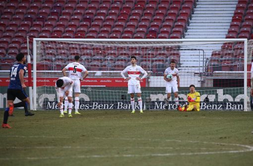 Gegen die Hertha muss sich der VfB mit einem Unentschieden begnügen. Foto: Baumann