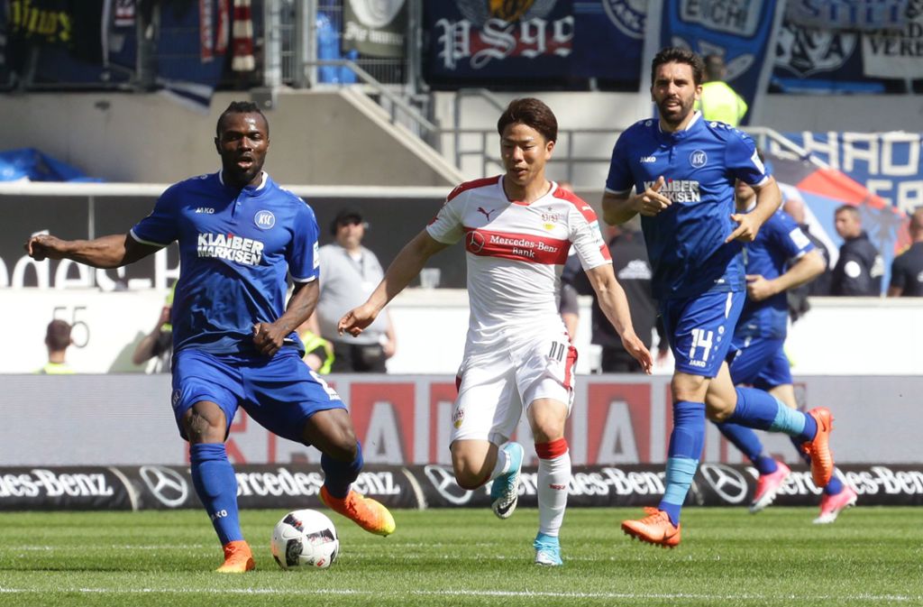 Zum richtigen Zeitpunkt fanden die Schwaben zurück in die Spur. Im Derby gegen den Karlsruher SC gab es ein 2:0 durch einen Doppelpack von Takuma Asano.